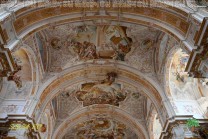Die Deckenfresken von Cosmas Damian Asam gehören zu den Höhepunkten der Kirchenausstattung. (Bild: Stefan Siedler)