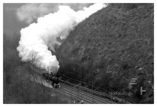 Dampfsonderzug  52 7596 Geislingen(Steige)